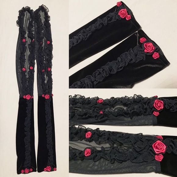 Tripp nyc Accessories - Sinister Gothic Vamp Arm Warmers